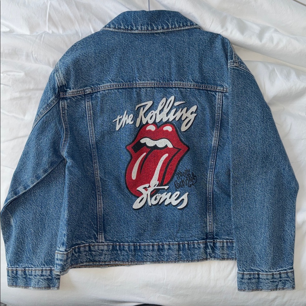 NWT The Rolling Stones Denim Jacket